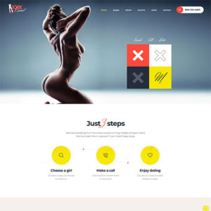 XXX Escort - premium escort agency WordPress Theme